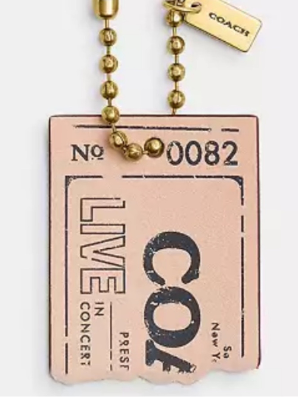 Coming soon coach live concert leather bag charm